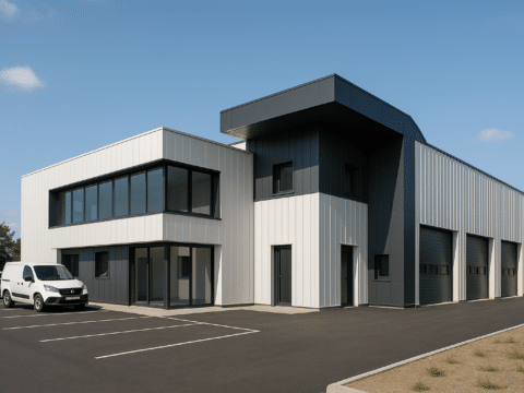 À VENDRE – BÂTIMENT D’ACTIVITÉ MIXTE MODERNE DE 1 633 m² – TRESSES (33) – ACCÈS DIRECT ROCADE