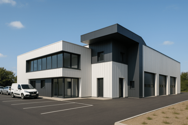 À VENDRE – BÂTIMENT D’ACTIVITÉ MIXTE MODERNE DE 1 633 m² – TRESSES (33) – ACCÈS DIRECT ROCADE