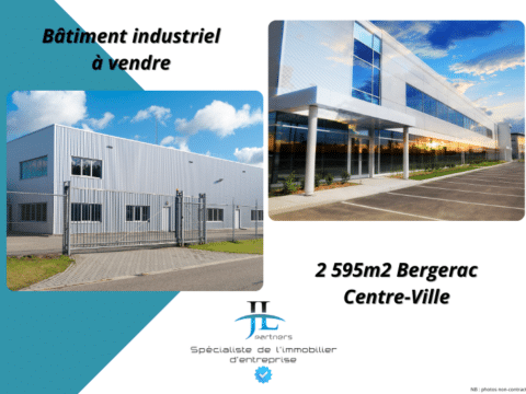 Batiment industriel à vendre en centre ville de Bergerac