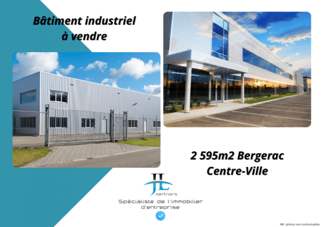 Batiment industriel à vendre en centre ville de Bergerac