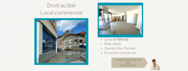 Local commercial à louer – quartier Sainte Thérèse