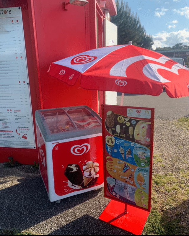 Kiosque à pizza + FDC à vendre – Emplacement stratégique – Pizzeria