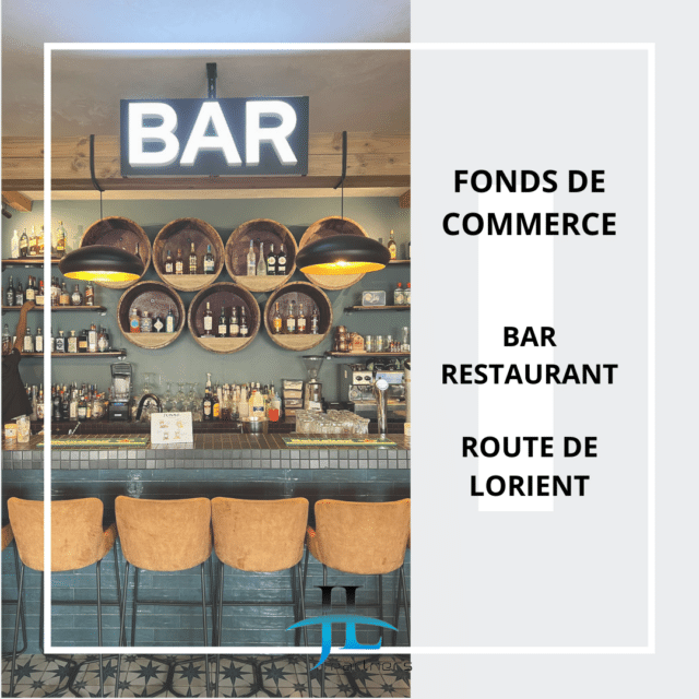 À vendre – Opportunité fonds de commerce bar restaurant