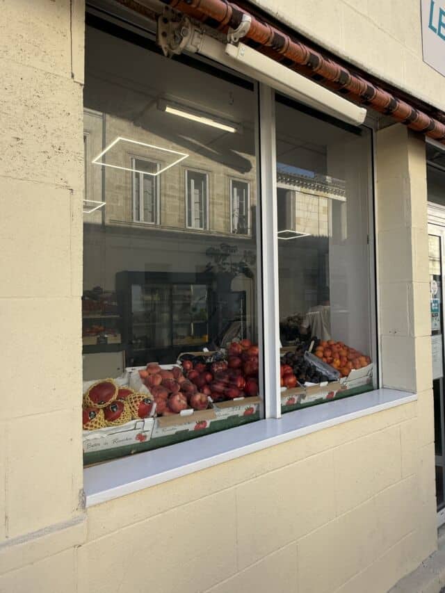 Droit au bail d’un primeur de 80m2, quartier Fondaudege Saint Seurin