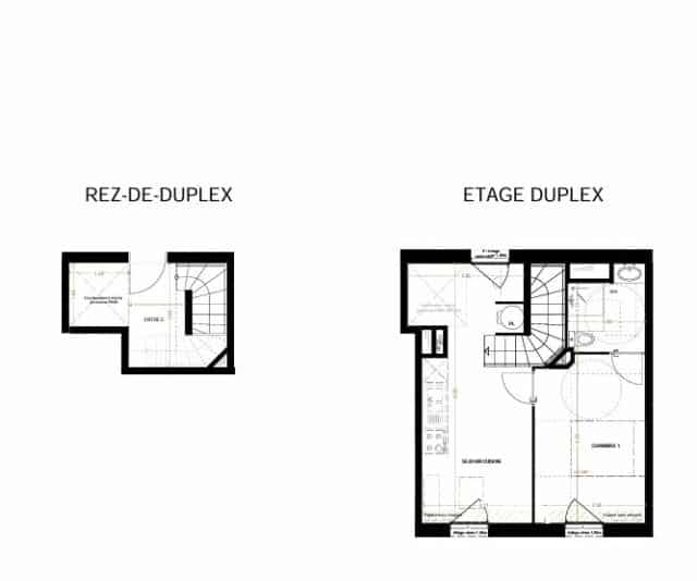 Appartement T2 duplex – Talence