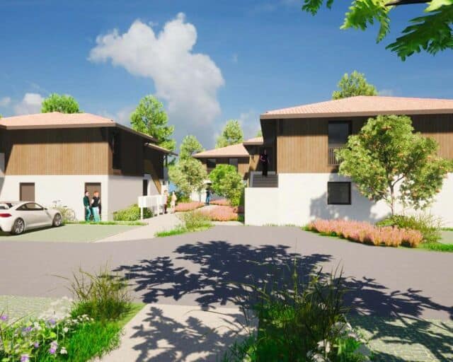 Appartement T3 avec terrasse et jardin – Biscarrosse
