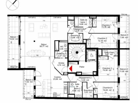 Appartement T5 – Bordeaux