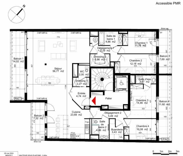 Appartement T5 – Bordeaux