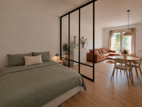 Studio rénové avec terrasse – Fondaudège / Croix de Seguey